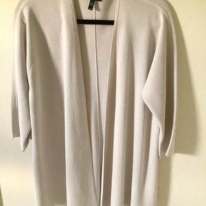 NWOT Eileen Fisher silk cotton blend cardigan jacket M